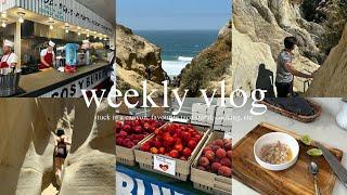 weekly vlog | stuck in a canyon, farmers market, cooking, etc.