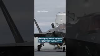 Commandos guide F-35 jets in explosive live bombing run