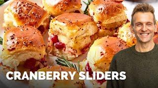 Cranberry Chicken Meatball Sliders