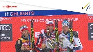 Highlights| Iversen leads Norwegian one-two in Mass Start at Falun | FIS Cross Country