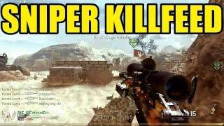 SNIPER KILLFEED | Call of duty MW2 and MW3