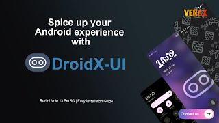 DroidX UI Custom ROM Easy Install Guide | Redmi Note 13 Pro 5G