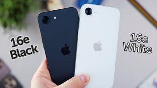 iPhone 16e: Black or White? Color Comparison!