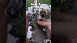 diy caliper brake service