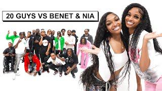 20 GUYS VS 2 INFLUENCERS: BENET NICOLE & THEREALNIA