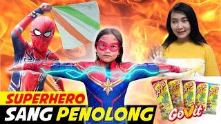 Drama Superhero Sang Penolong | Superheronya Suka Makan GoVit | Pixel Kinaragendis