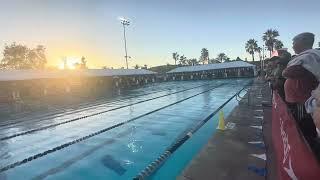 Carson Foster VS David Johnston in 400 freestyle