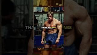 Arnold's Golden Era Ab Routine  #shorts