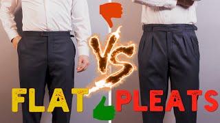 Pleated Pants VS Flat Front Pants - Which Should You Choose?