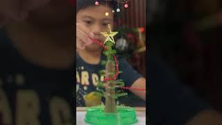 EASY Kids Christmas and Holiday Fun Activity DIY Crafts Magic Growing Tree at Home