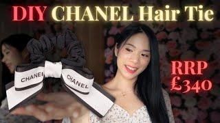 DIY | UNDER £5 How to make £340 CHANEL HAIR TIE from Chanel 22A Collection