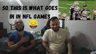 Reacting to NFL Hilarious Mic'd Up moments 2022