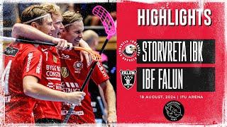 Highlights Storvreta IBK vs IBF Falun Giganternas Kamp 2024