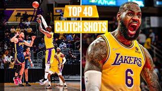 LeBron James - Top 40 LA Lakers Clutch Shots 