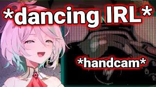 Ceci's going wild on IRL Handcam for new Hololive Eurobeat Remix and it's ADORABLE