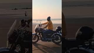 Beach ride, sunset. Fun#viralvideo #beach #honda#trending