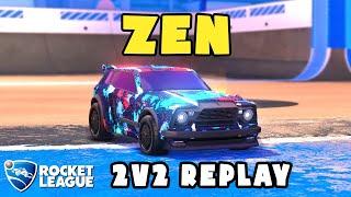 zen Ranked 2v2 POV #571 - zen & Mat. VS Vatira & mouss - Rocket League Replays