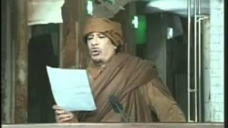 Aljamahiriya TV Libya - Muammar Al Gaddafi's big full speech February -2011, Tripoli