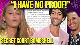 BLAKE LIVELY BOMBSHELL: “I HAVE NO EVIDENCE” Exposed in Secret Court Filing Targeting WAYFARER