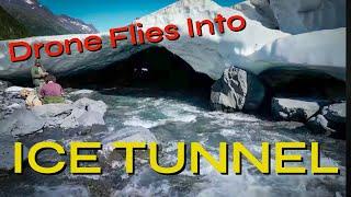 We Hike to an ICE tunnel and fly the Drone inside..... Byron Glacier Trail!