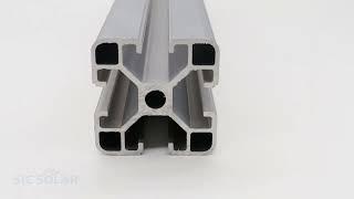 4040 T-Type Aluminum Extrusion Profile European Standard