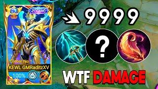 ZHASK NEW ABNORMAL DAMAGE!(100% BROKEN BUILD) ZHASK BEST BUILD 2024