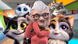 Granny is getting 4 NEW CATS Now?! - I Am Cat VR