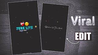  New Viral Black Screen Lyrics XML File Tutorial in Alight Motion | SIDDHANT EDITZ