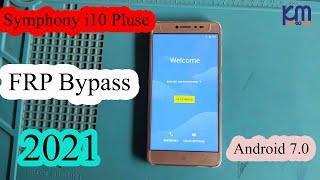 Symphony I10+ Plus Frp Bypass Google Account Unlock Symphony I10 Plus 2021