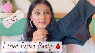 I tried a Period Panty 🩸healthfab period panty review #gopadfree // himanishah