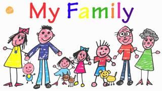 Family Words for Toddlers! - My Family Vocabulary - ELF Kids VIdeos