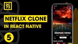  Let's Build NETFLIX Clone with React Native (Navigation, Expo, Firebase) | Search Screen