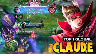 Claude Best Build 2024 [ Claude Top 1 Global Gameplay ] Mobile Legends