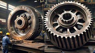 Amazing Process of Making Industrial Gear & Hobbing Process | Wheel Gear Making & Cutting Process