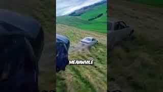 This YouTuber Swung 3 Cars off a Mountain ️