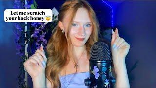 ASMR back scratching, hair brushing, mouth soundsI’ll make you sleepy