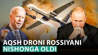 AQSh droni Suriya osmonida rus qiruvchisini nishonga oldi