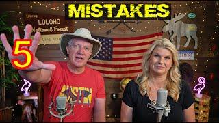 FOR BEGINNERS: 5 "Newbie" RV Mistakes!