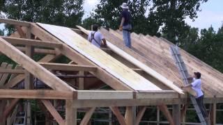 The Woodpecker Ep 59 Building the new shop part 7   The Ceiling