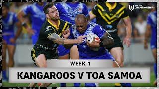 Kangaroos v Toa Samoa | 2023 Pacific Championships Week 1 | Full Match Replay