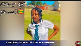 Courtney Bullen, top CSEC performer for Carriacou and Petite Martinique,