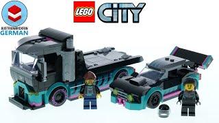 LEGO City 60406 Autotransporter mit Rennwagen – LEGO Speed Build