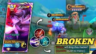 CHOU NEW BRUTAL DAMAGE ONESHOT BUILD + COMBO!! - Build Top 1 Global Chou ~ MLBB