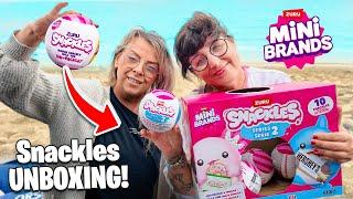 Großes SNACKELS Unboxing am STRAND! 