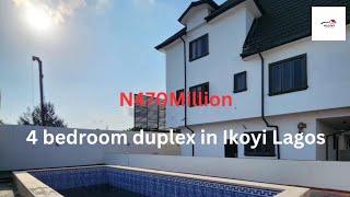 Inside a N470M ($284,500) 4 bedroom duplex in Ikoyi Lagos