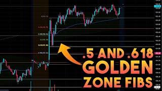 .5 and .618 GOLDEN Zone Fibs | Fibonacci Retracement