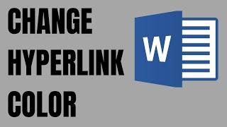 How to Change Hyperlink Color in Word