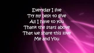 Me and You By: Kenny Chesney (Lyrics)