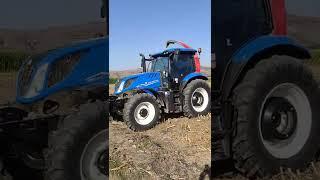 New Holland TR16.160S Traktör 4 Sıra Mısır Silaj Makinesi Mısır  Biçme