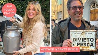 A DAY IN OUR LIVES -  VINTAGE MARKET & LAST MINUTE PAINTING!